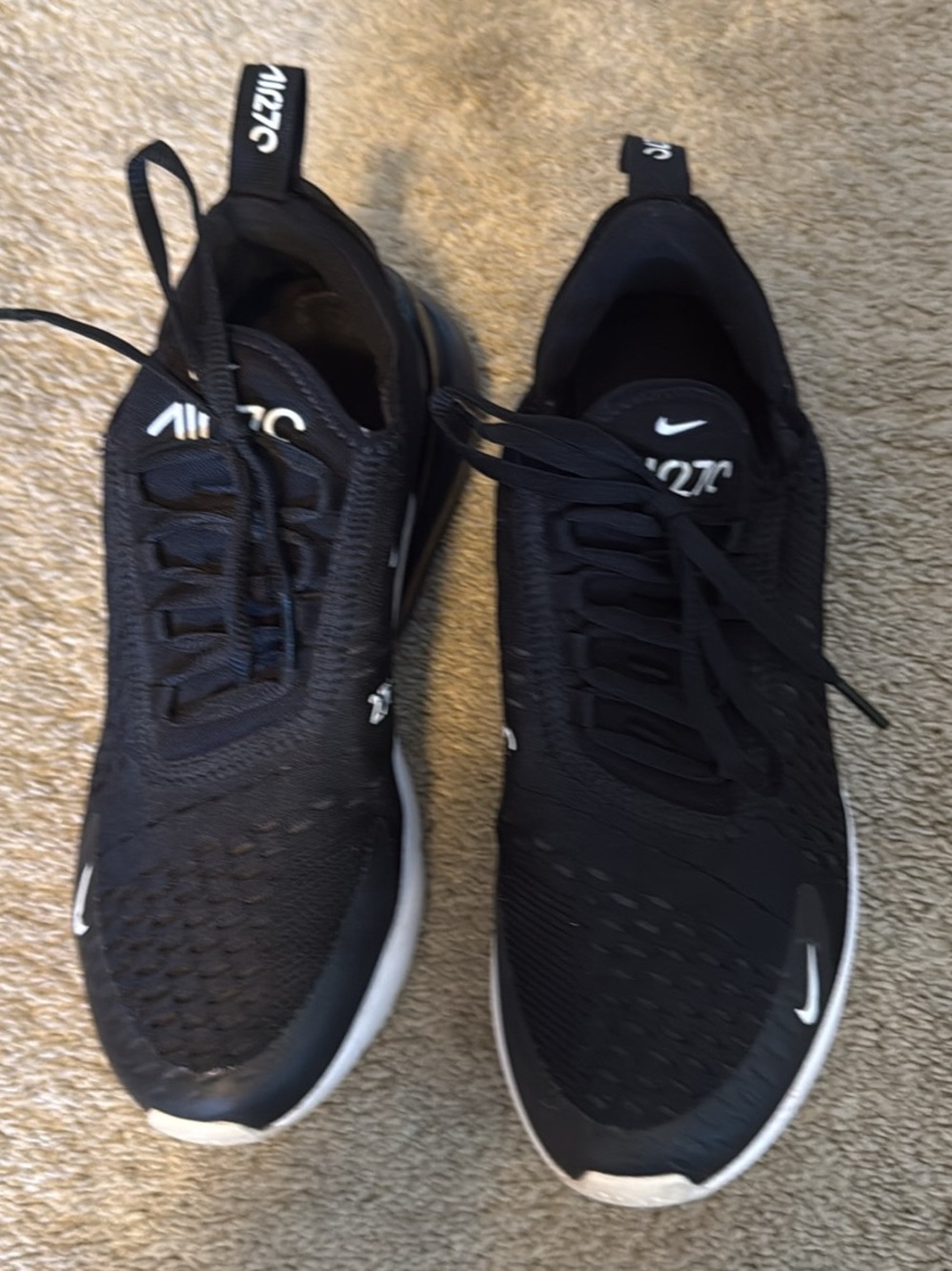 Nike Air Max 270 Black Running Sneakers